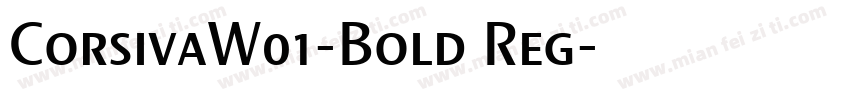CorsivaW01-Bold Reg字体转换